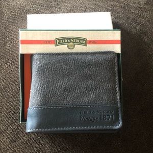 Field & Stream Vintage 1871 Wallet, leather, NWT